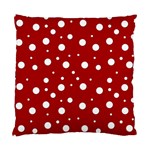 Mushroom pattern, red and white dots, circles theme Standard Cushion Case (One Side) Front