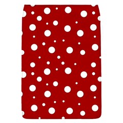 Mushroom Pattern, Red And White Dots, Circles Theme Removable Flap Cover (s) by Casemiro