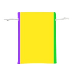 Carnival Mardi Gras Purple Yellow Green Stripes Lightweight Drawstring Pouch (l) by yoursparklingshop