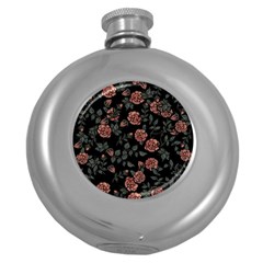 Dusty Roses Round Hip Flask (5 Oz) by BubbSnugg