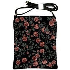 Dusty Roses Shoulder Sling Bag by BubbSnugg