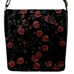 Dusty Roses Flap Closure Messenger Bag (s) by BubbSnugg