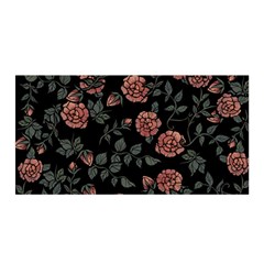 Dusty Roses Satin Wrap by BubbSnugg