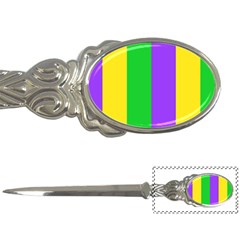 New Orleans Carnival Colors Mardi Gras Letter Opener by yoursparklingshop