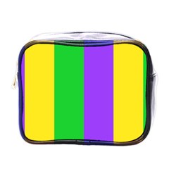 New Orleans Carnival Colors Mardi Gras Mini Toiletries Bag (one Side) by yoursparklingshop