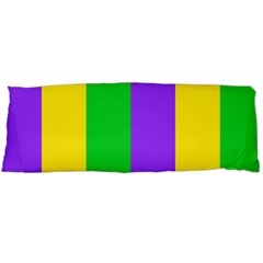 New Orleans Carnival Colors Mardi Gras Body Pillow Case (dakimakura) by yoursparklingshop