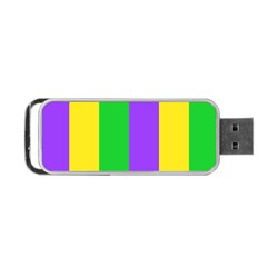 New Orleans Carnival Colors Mardi Gras Portable Usb Flash (two Sides) by yoursparklingshop