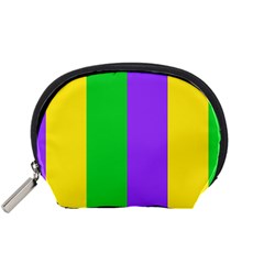 New Orleans Carnival Colors Mardi Gras Accessory Pouch (small) by yoursparklingshop