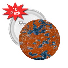 Vivid Grunge Abstract Print 2.25  Buttons (10 pack) 