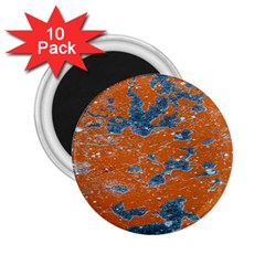 Vivid Grunge Abstract Print 2.25  Magnets (10 pack) 