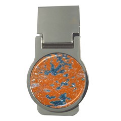 Vivid Grunge Abstract Print Money Clips (Round) 