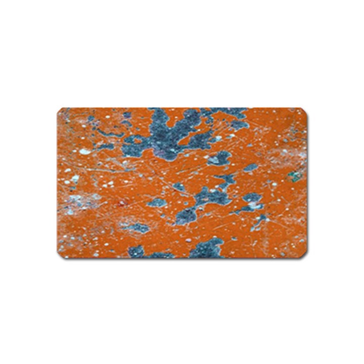 Vivid Grunge Abstract Print Magnet (Name Card)