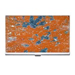 Vivid Grunge Abstract Print Business Card Holder Front