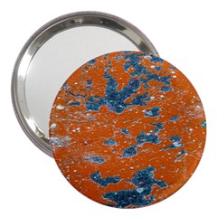 Vivid Grunge Abstract Print 3  Handbag Mirrors