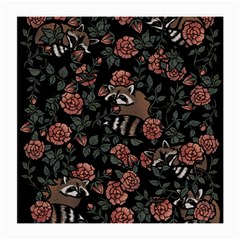 Raccoon Floral Medium Glasses Cloth by BubbSnugg