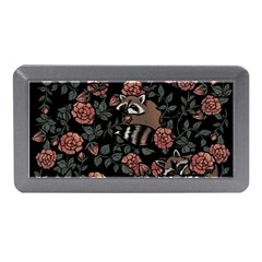 Raccoon Floral Memory Card Reader (mini) by BubbSnugg