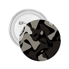 Trippy sepia paint splash, brown, army style camo, dotted abstract pattern 2.25  Buttons