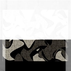 Trippy Sepia Paint Splash, Brown, Army Style Camo, Dotted Abstract Pattern Rectangular Jigsaw Puzzl by Casemiro