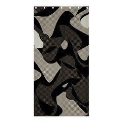 Trippy Sepia Paint Splash, Brown, Army Style Camo, Dotted Abstract Pattern Shower Curtain 36  X 72  (stall)  by Casemiro