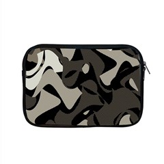 Trippy sepia paint splash, brown, army style camo, dotted abstract pattern Apple MacBook Pro 15  Zipper Case