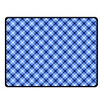 Retro style pattern, scottish tartan, buffalo plaid theme Double Sided Fleece Blanket (Small)  45 x34  Blanket Front