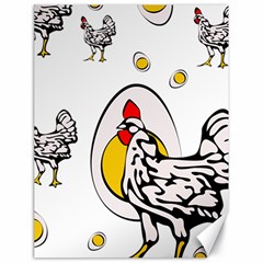 Roseanne Chicken Canvas 18  X 24  by EvgeniaEsenina