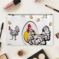 Roseanne Chicken Cosmetic Bag (large) by EvgeniaEsenina