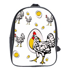 Roseanne Chicken School Bag (large) by EvgeniaEsenina