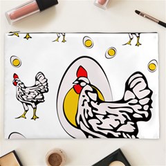 Roseanne Chicken Cosmetic Bag (xxl) by EvgeniaEsenina