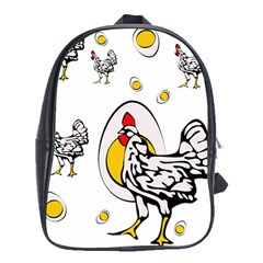 Roseanne Chicken School Bag (xl) by EvgeniaEsenina