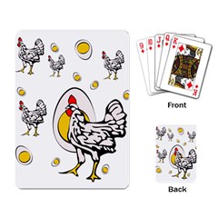 Roseanne Chicken, Retro Chickens Playing Cards Single Design (rectangle) by EvgeniaEsenina