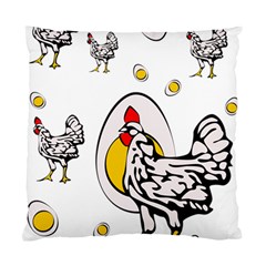 Roseanne Chicken, Retro Chickens Standard Cushion Case (two Sides) by EvgeniaEsenina