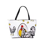 Roseanne Chicken, Retro Chickens Classic Shoulder Handbag Back