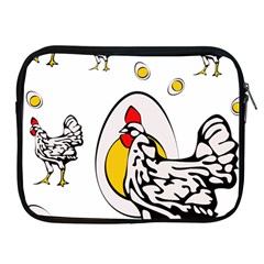 Roseanne Chicken, Retro Chickens Apple Ipad 2/3/4 Zipper Cases by EvgeniaEsenina