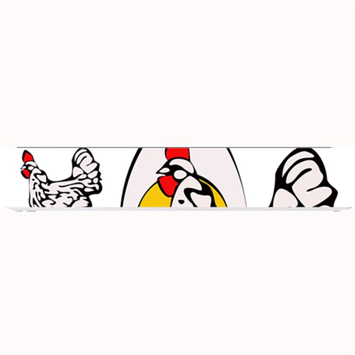 Roseanne Chicken, Retro Chickens Small Bar Mats