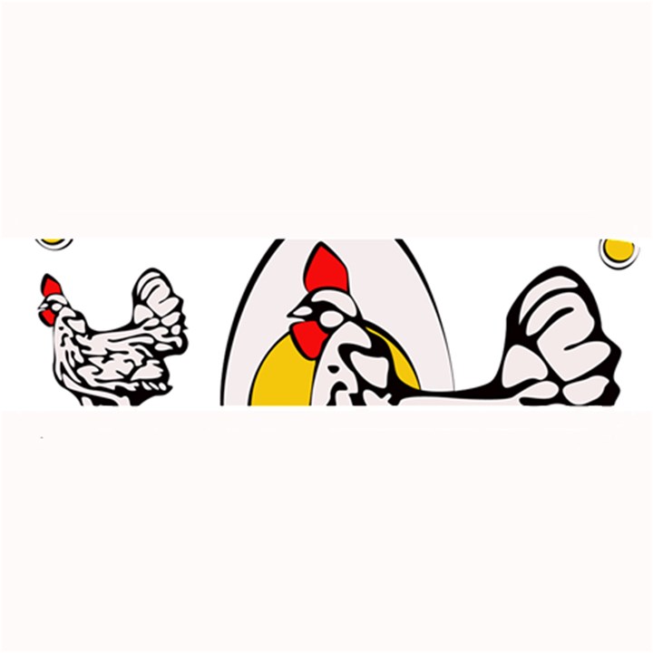 Roseanne Chicken, Retro Chickens Large Bar Mats