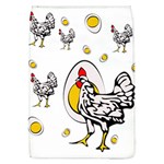 Roseanne Chicken, Retro Chickens Removable Flap Cover (L) Front