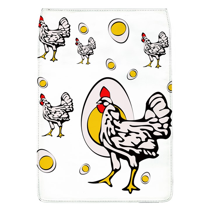 Roseanne Chicken, Retro Chickens Removable Flap Cover (L)