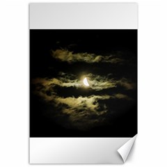 Moonscape Night Scene Canvas 24  X 36 