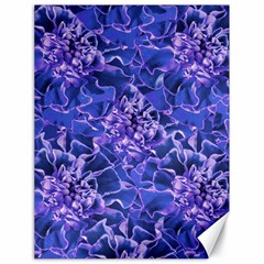 Vibrant Blue Flowers Pattern Motif Canvas 18  X 24  by dflcprintsclothing