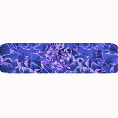 Vibrant Blue Flowers Pattern Motif Large Bar Mats by dflcprintsclothing