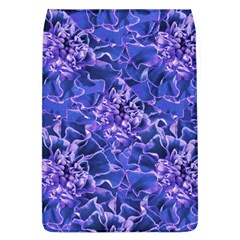 Vibrant Blue Flowers Pattern Motif Removable Flap Cover (l) by dflcprintsclothing