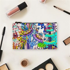 Mountain Abstract Cosmetic Bag (small) by okhismakingart