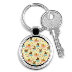 I Am Sleepy Key Chain (round) by designsbymallika