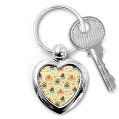 I Am Sleepy Key Chain (heart) by designsbymallika