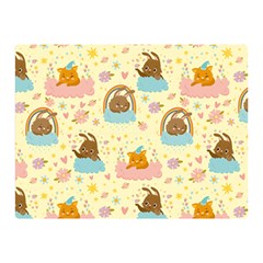 I Am Sleepy Double Sided Flano Blanket (mini)  by designsbymallika