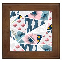 Patchwork  Framed Tile by designsbymallika