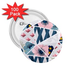 Patchwork  2 25  Buttons (100 Pack)  by designsbymallika