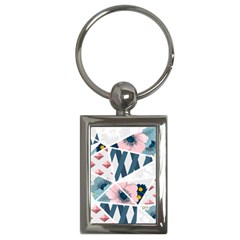 Patchwork  Key Chain (rectangle) by designsbymallika