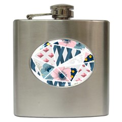 Patchwork  Hip Flask (6 Oz) by designsbymallika